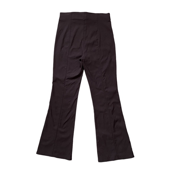 NWOT Garage Dark Brown High Waist Flared Stretch Piper Pants Large - Picture 6 of 8